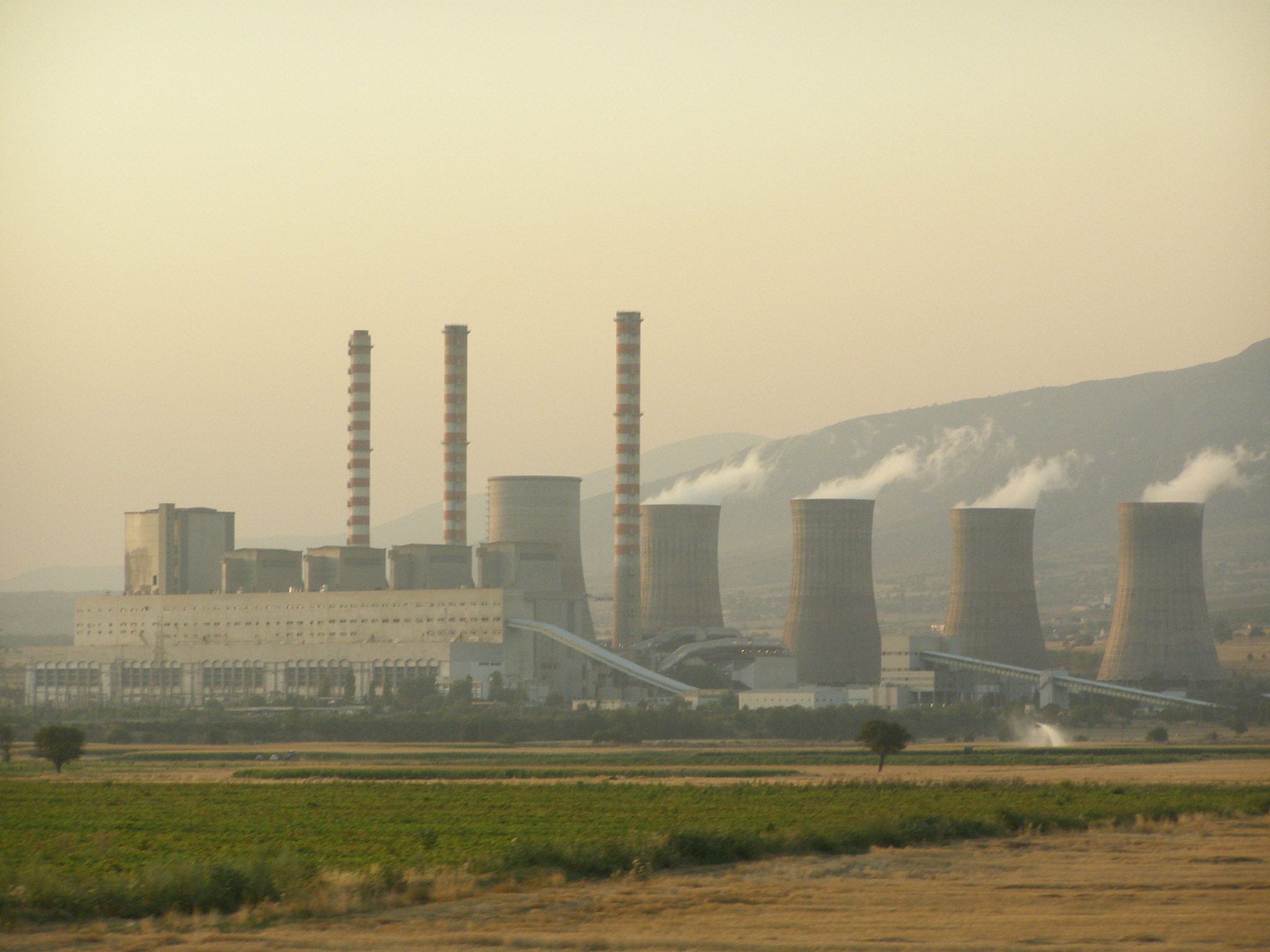 Thermal power plant, Kozani, Northern Greece