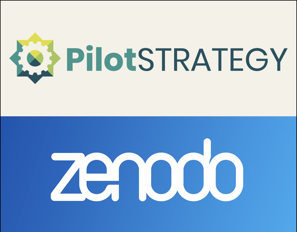 PilotSTRATEGY and Zenodo logos