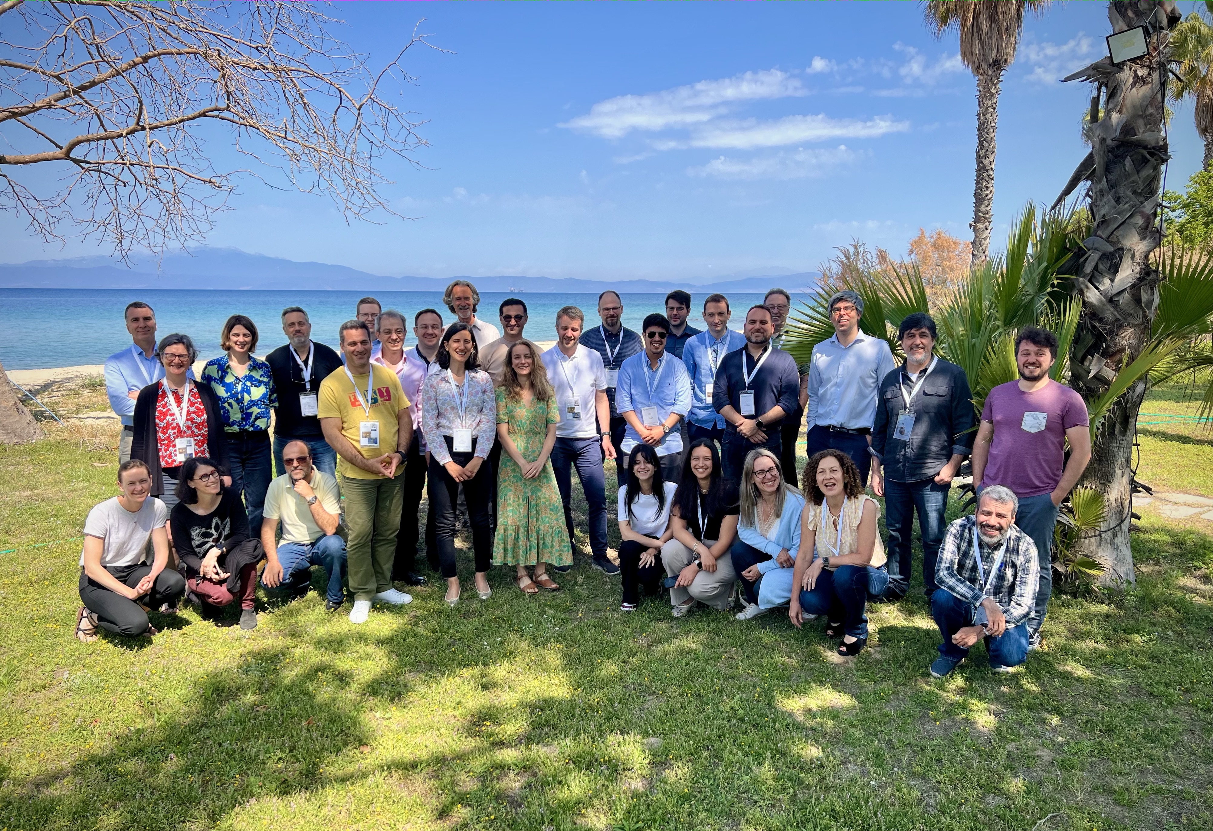 Group photo of project partners in Thasos