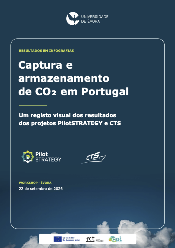 Captura e armazenamento de CO₂ em Portugal brochure cover page